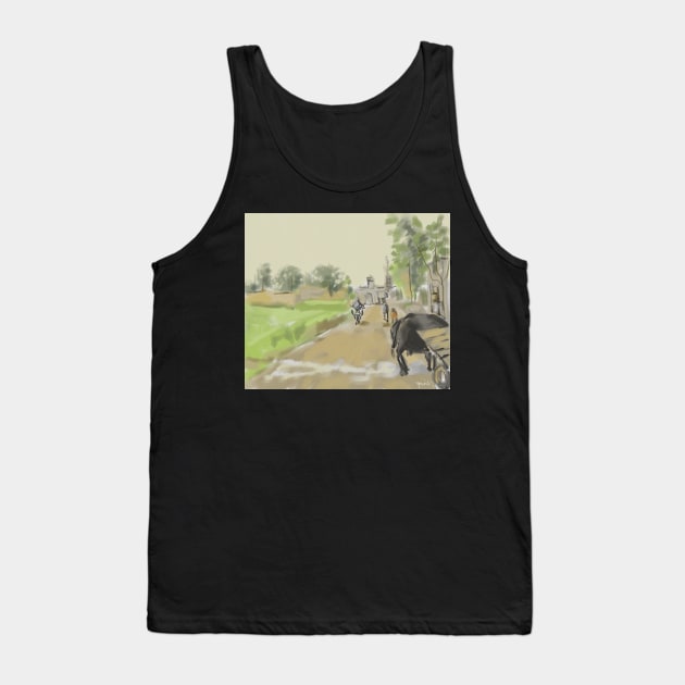 Pind Punjab Tank Top by sukhpalgrewal